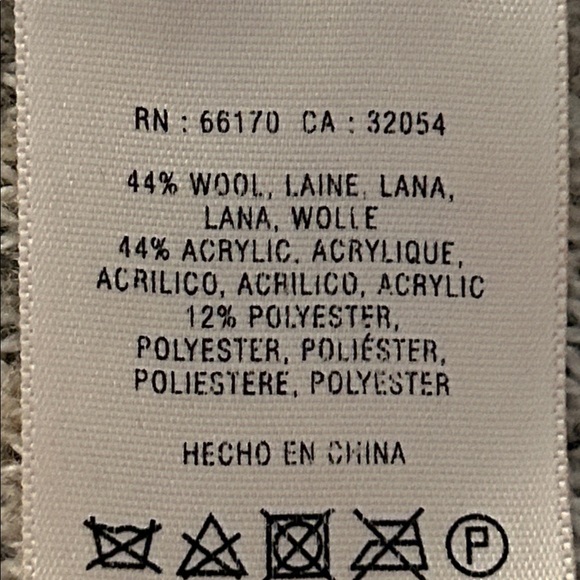 Anthropologie Angel of the North Equinox Cardigan Sweater Beige Tan Wool Blend M - Picture 11 of 12